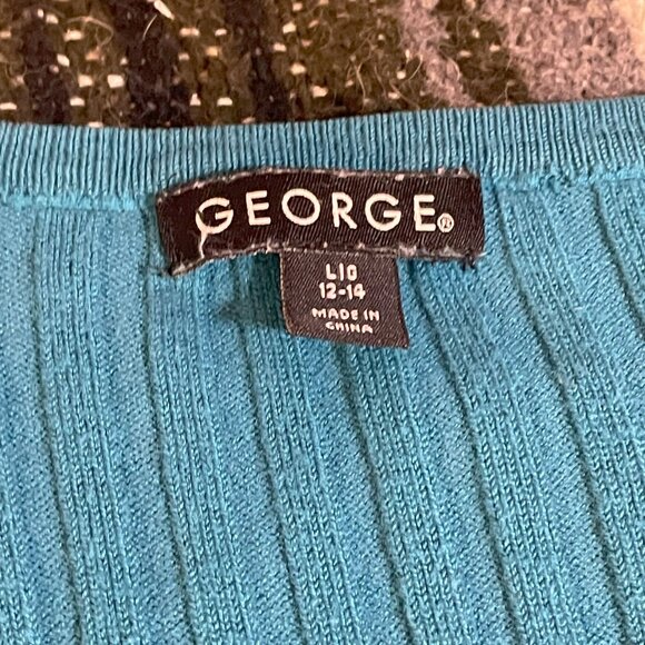 George Pullover Ribbed Sweater - L - Picture 2 of 3